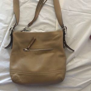 Leather coach satchel